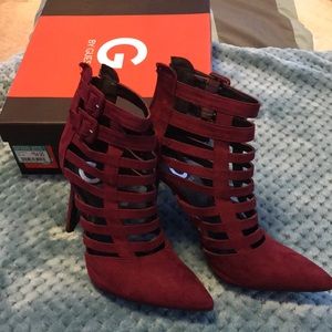 Guess Dark Maroon Heels